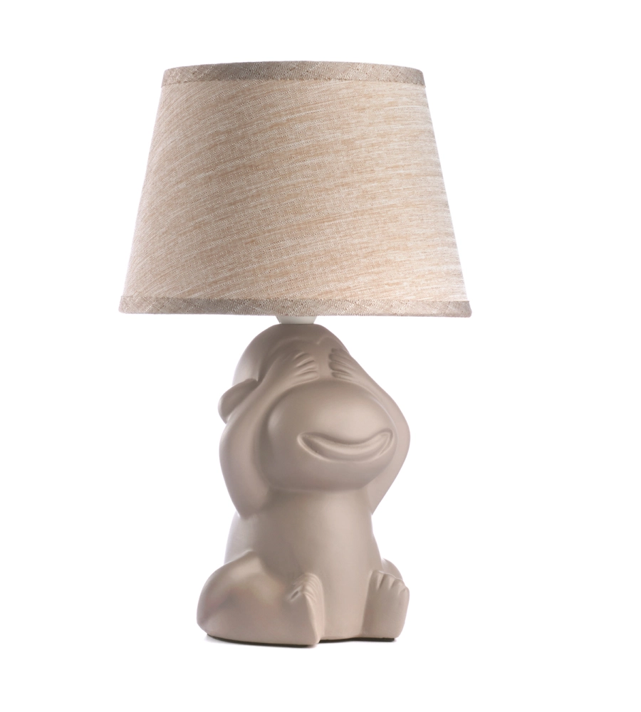 LUMETTO "MONKEY NON VEDO" MARRONE, E14